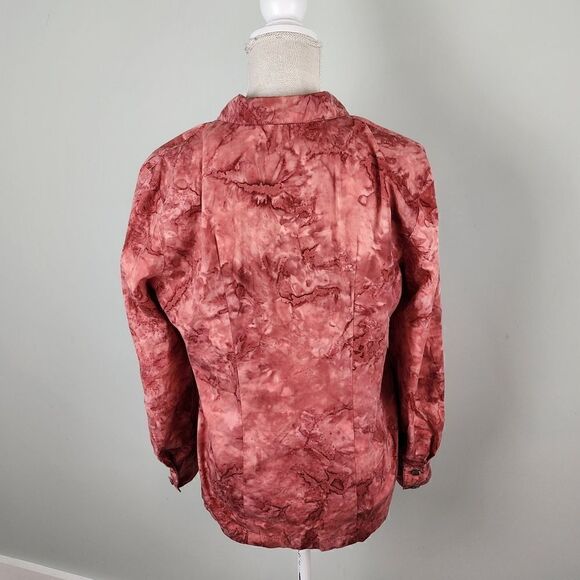 Liza Lynn Women's Long Sleeve Western Button Down Shirt Size Large Made in Texas - Picture 4 of 7